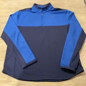 New Balance Performance ‎ 1/4 Zip Men's Navy Size 2Xl Blue/Navy